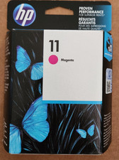 HP 11 C4837A Magenta Ink Cartridge Designjet Officejet Date 1-2018 Warranty