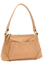 American Leather Co. Becket Triple Entry Shoulder Bag Nutmeg