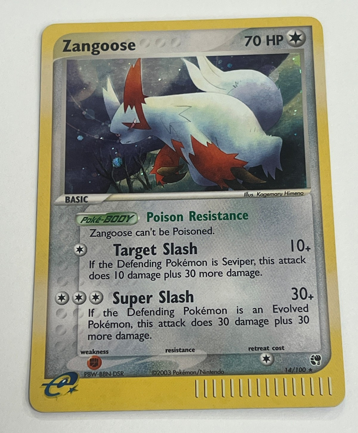 Zangoose 14/100 HOLO 2003 Sandstorm