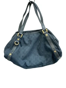 Sac fourre tout GUCCI Abbey GG toile noire occasion