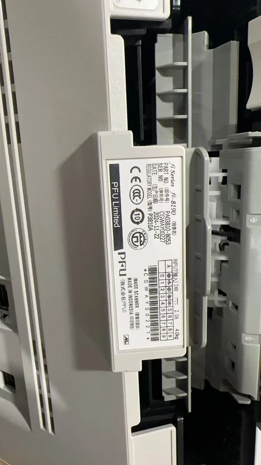 Fujitsu Ricoh fi-8190 PA03810-B005 24 bit CIS 600 dp (D-2-10311) - Image 2 of 4