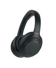 Sony - WH-1000XM4 Wireless Noise-Cancelling Over-the-Ear Headphones - Black