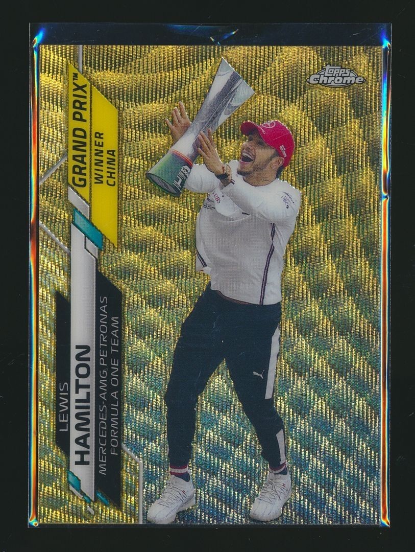 2020 TOPPS CHROME FORMULA 1 F1 GOLD WAVE /50 CANADA #135 LEWIS HAMILTON