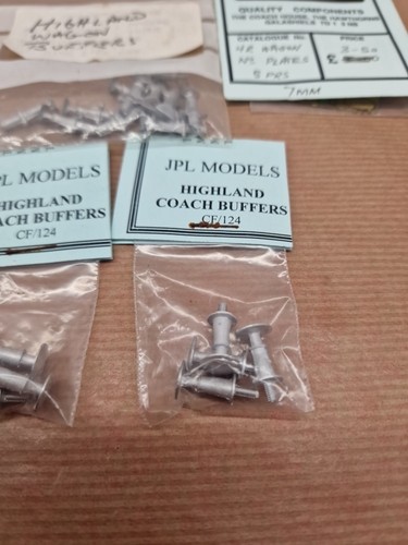 7mm O Gauge Kit Highland Railway White Metal Components Lot B25 - Picture 3 of 9