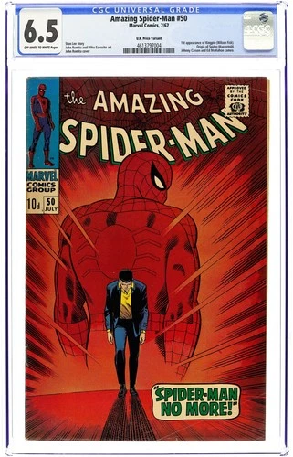 Amazing Spider-Man UK Price Variant #50UK CGC 6.5 1967 4613797004 1st Kingpin