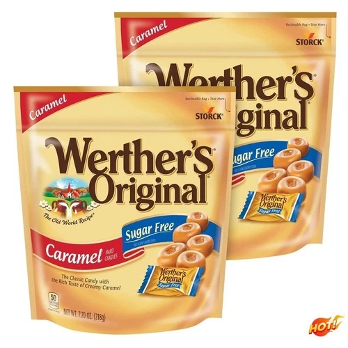 Sugar Free Caramel Hard Candies - 2ct/15.4oz - product listing photo