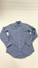 J.Crew Shirt Mens Small Blue Slim Fit Flex Wrinkle Free Button Down Check Dress