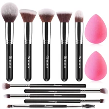 BEAKEY Makeup Brushes Set Professional Foundation Eyeshadow Concealer Applicator