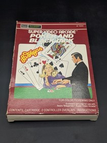 Sears 1981 Super Video Arcade Cartridge System Intellivision 5x Games