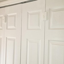 Bi-Fold Door Lock 2-Pack , Locks Automatically, Install at Any Height, Easy ...