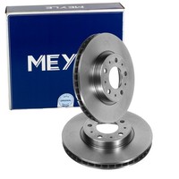 2X Meyle Bremsscheiben 280Mm Vorne Passend FÜR Volvo 850 960 C70 S70 S90 V70 V90