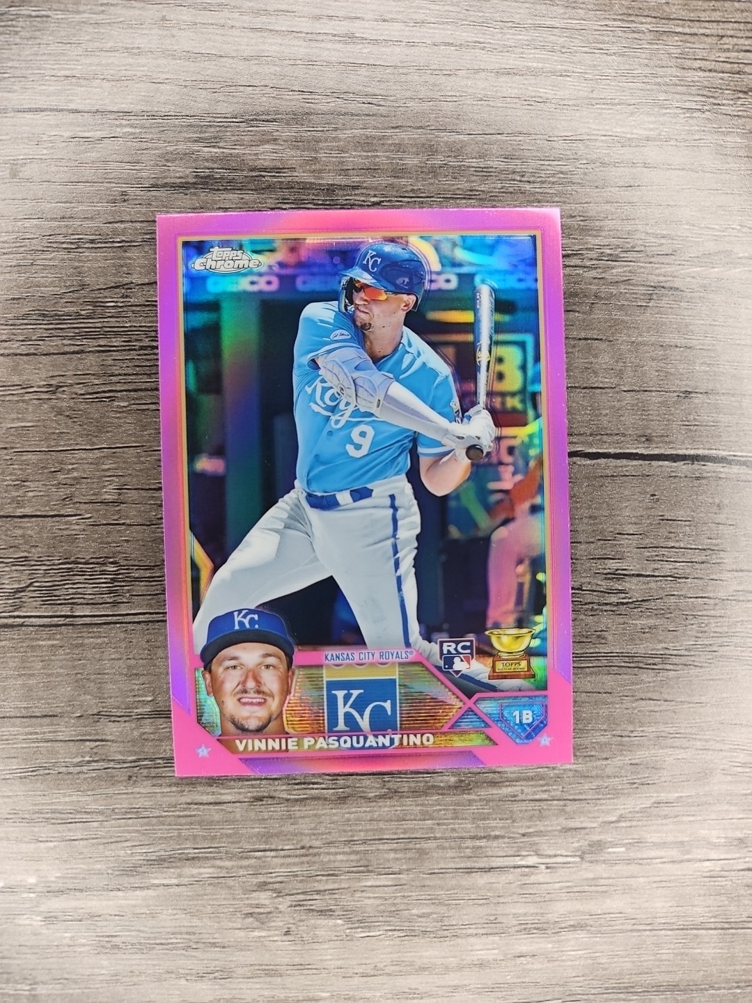 2023 Topps Chrome - Vinnie Pasquantino #119 Pink Refractor (RC)