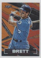 2021 Topps Fire Orange /299 George Brett #179 HOF he0