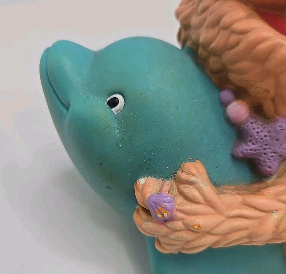 芝麻街佐伊海豚怪物人偶 TYCO Squirt 洗澡玩具 1998 — 第 3/4 张图片