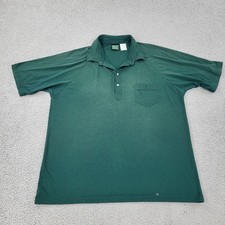 Jantzen Classics Polo Mens XL VTG Performance/Cotton Blend Green Shirt