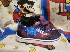 Heelys Unisex Purple Cosmic Roller Skating Shoes Sneakers Size 13c