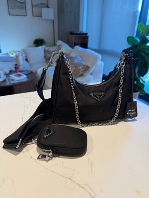 PRADA Re-Edition 2005 Crossbody Black Nylon (AUTHENTIC w/ Dust Bag)