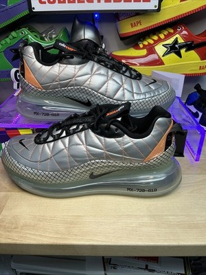 Nike Air Max MX 720-818 Metallic Silver Sneakers Mens 11.5, New, Very Rare