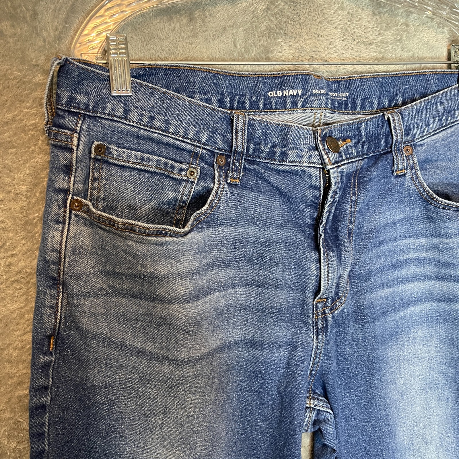 Old Navy Men Classic Basic Bootcut Medium Wash Mi… - image 3