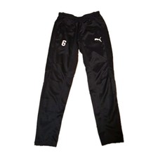 Puma Pants Boys Size Medium Black 100 Polyester Athleisure Training Pants