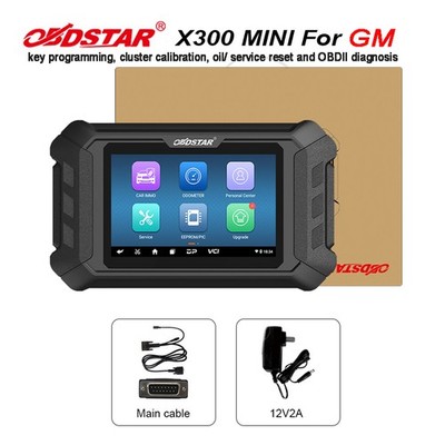 OBDSTAR X300 MINI For GM Key Progarmming Cluster Calibration Oil/ Service Reset
