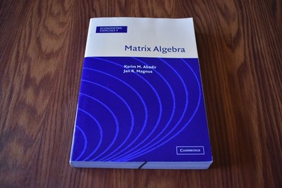 Matrix Algebra (Econometric Exercises, Vol 1) - Paperback