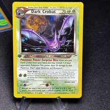 Pokémon Dark Crobat Neo Destiny 2/105 Holo Rare 1st Edition English 2002 on eBay