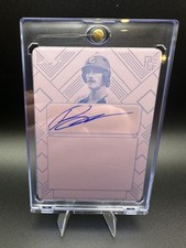 2022 Leaf Perfect Game Bryce Eldridge Magenta Patch Plate 1/1 Auto - Fast Ship!