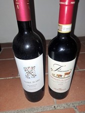 2 BOTTIGLIE DI VINO SET FRESCOBALDI FAUNAE  E TERRE AVARE PRIMITIVO DI PUGLIA