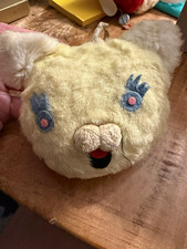 Ka-Klar Vintage 1950s Wind-Up Musical Yellow Mini Bear Plush Stuffed Animal