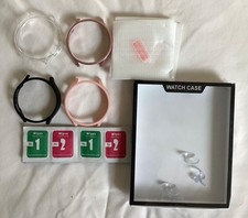 4 SAMSUNG GALAXY WATCH 6 CASES WITH ACCESSORIES 44mm NEW