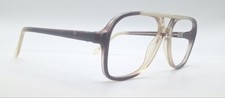 Vintage Lauren Michaels 1017 Silver Gray Oval Metal Sunglasses FRAMES ONLY Italy