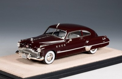 1949 Buick Roadmaster Sedanette Royal Maroon in 1:43 scale by Stamp Models