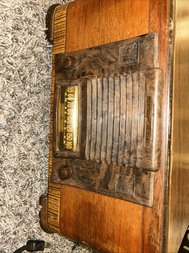 Vintage Stewart Warner 205GA Röhrenradio Powers On - Bild 2 von 6