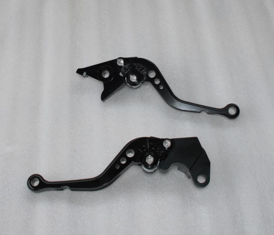 Leviers de frein Suzuki SV 650 1000 court noir contre la fatigue des mains