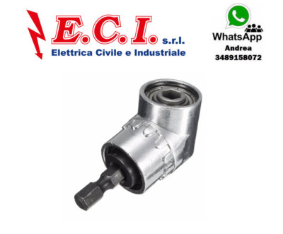 Drillpro Adapter Schraubendreher für Einsätze 105° Eckig 1/4 '' Kreuzung Ecke