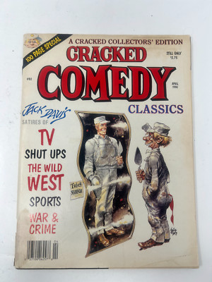 Cracked Comedy Classics #82 April 1990 TV Shut Ups, Wild West Sports  