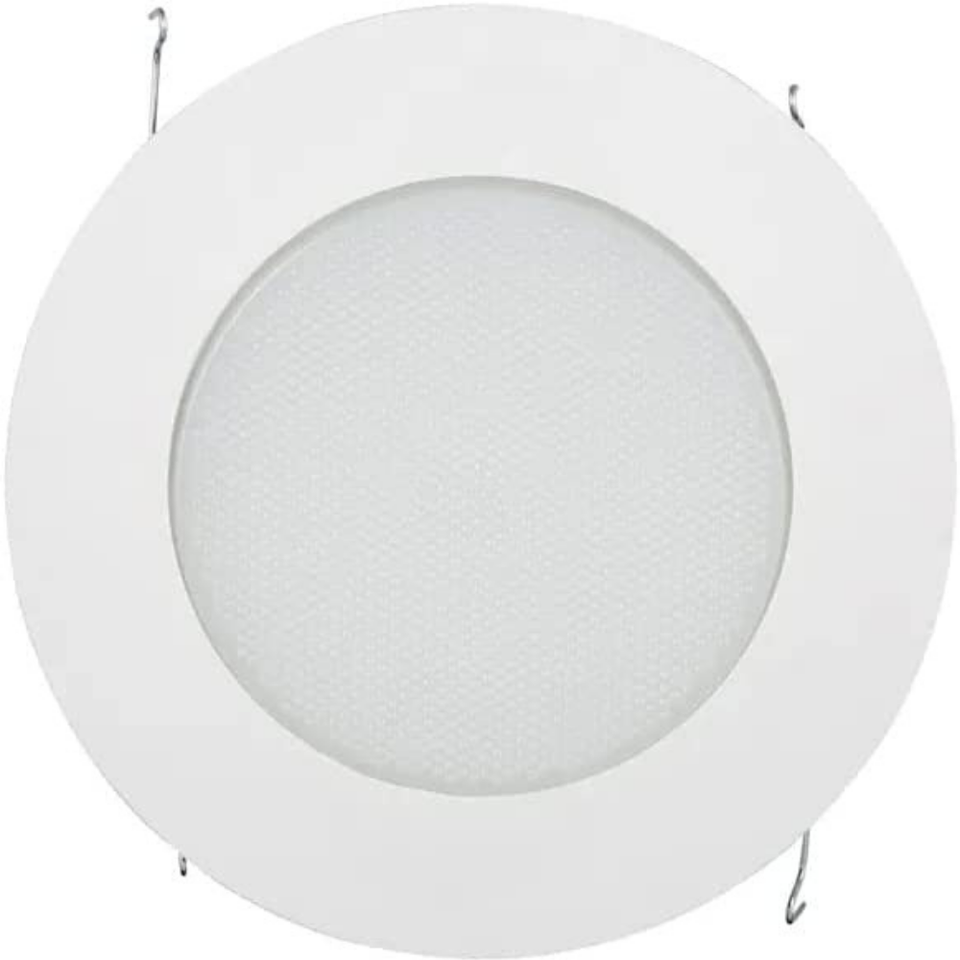 6” Inch Recessed Can Light Shower Trim Frosted Glass Albalite Lens