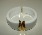 Vintage Mcm Monet Hinged Cuff Bracelet