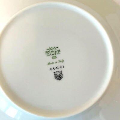 GUCCI Richard Ginori Eye Print Dessert Plate 22cm Set of 2