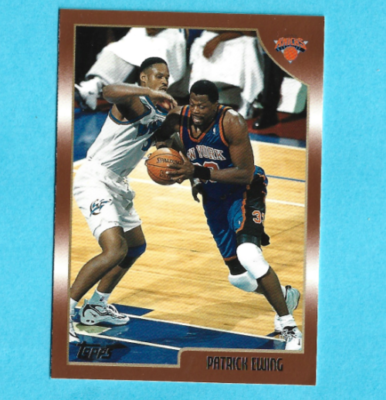 1998-99 Topps New York Knicks Basketball Card #40 Patrick Ewing | eBay
