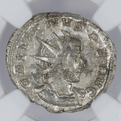 Gallienus BI Antoninianus Roman Empire Billon Coin 253-268 AD - NGC Ch XF