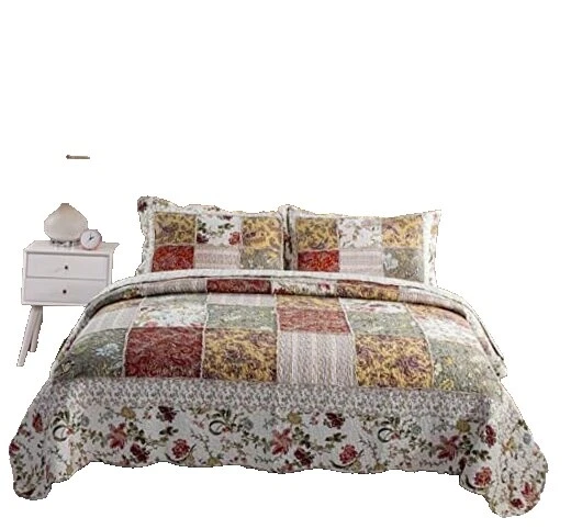 Cotton floral Rústico/primitivo Edredones, colchas y cobertores para cunas