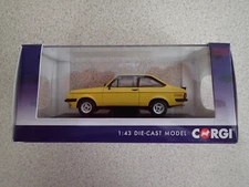 Corgi Vanguards 1:43 VA14900 Ford Escort Mk2 RS2000 Custom Signal Yellow BNIB