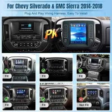 6+64GB Android 13 For Chevy Silverado 2014-2018 GMC Sierra 9.7" Car Radio Stereo
