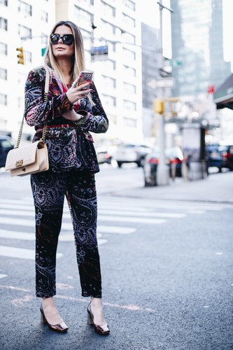 A673 ZARA VELVET MULTICOLOR BLAZER SILK BOHO DEEP PRINT JACKET COAT - XS - Picture 9 of 18