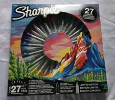 Sharpie Permanent Markers 27 Colors Limited Edition New Great Gift 