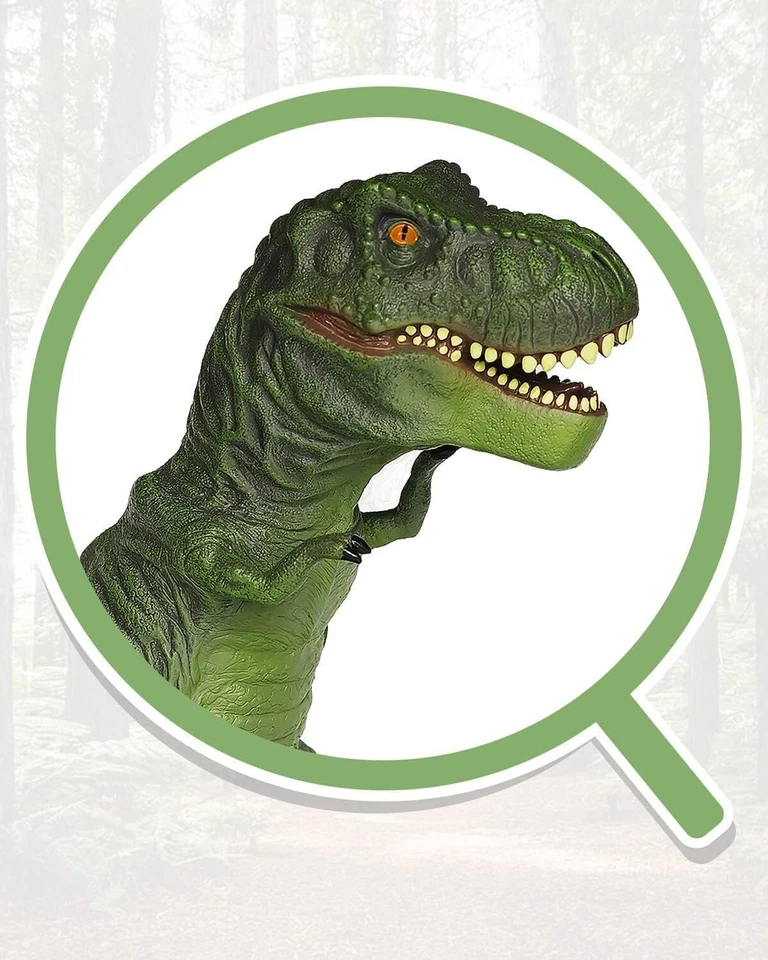 Juguetes de dinosaurios grandes para niños 30 pulgadas grandes Gigantosaurus TREX juguetes de dinosaurios, gigantes Foto 3 de 4