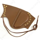 WW2 US M1 Garand Sniper Cheek Pad Brown Leather - Army Military Reproduction