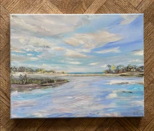 "Timucuan Preserve," Rachel Kelly Art, Original Acrylic Painting (11X14)